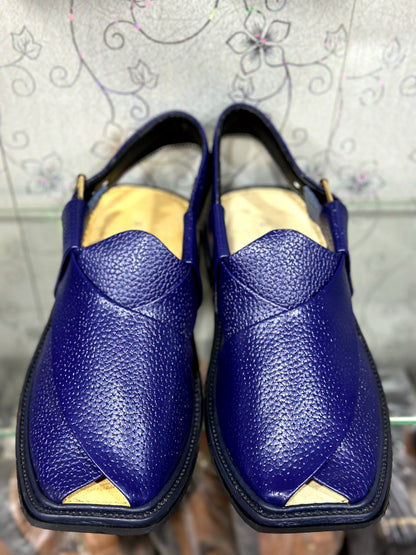 Peshawar Zalmi Blue Dotted Chappal