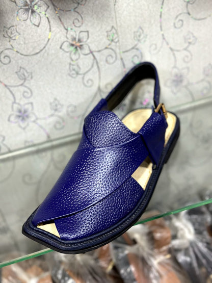 Peshawar Zalmi Blue Dotted Chappal