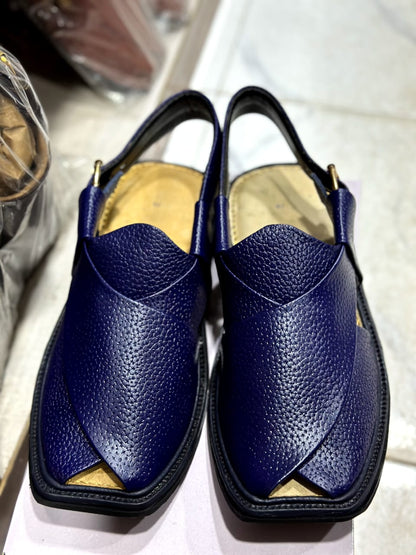 Peshawar Zalmi Blue Dotted Chappal