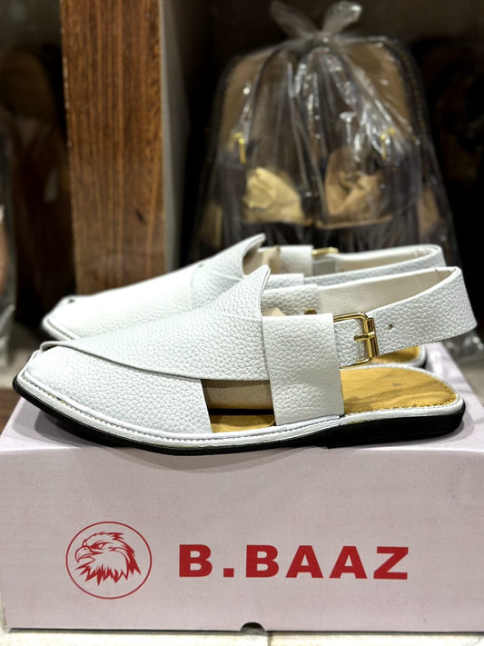 Smart Zalmi White Dotted Chappal