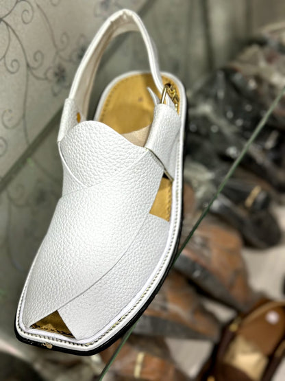 Smart Zalmi White Dotted Chappal